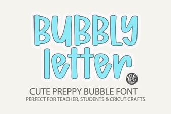 Bubbly Letter Fonts for Creative Design Projects