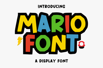 Creative Projects Using Mario Font Inspiration