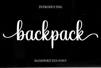 Backpack Font: Free Design Asset for Creative Projects