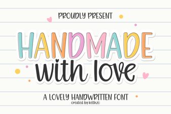 Handcrafted Love Letter Font for Diy Projects