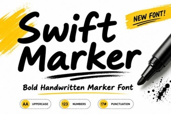 Swift Marker Font: Creative Lettering for Your Projects